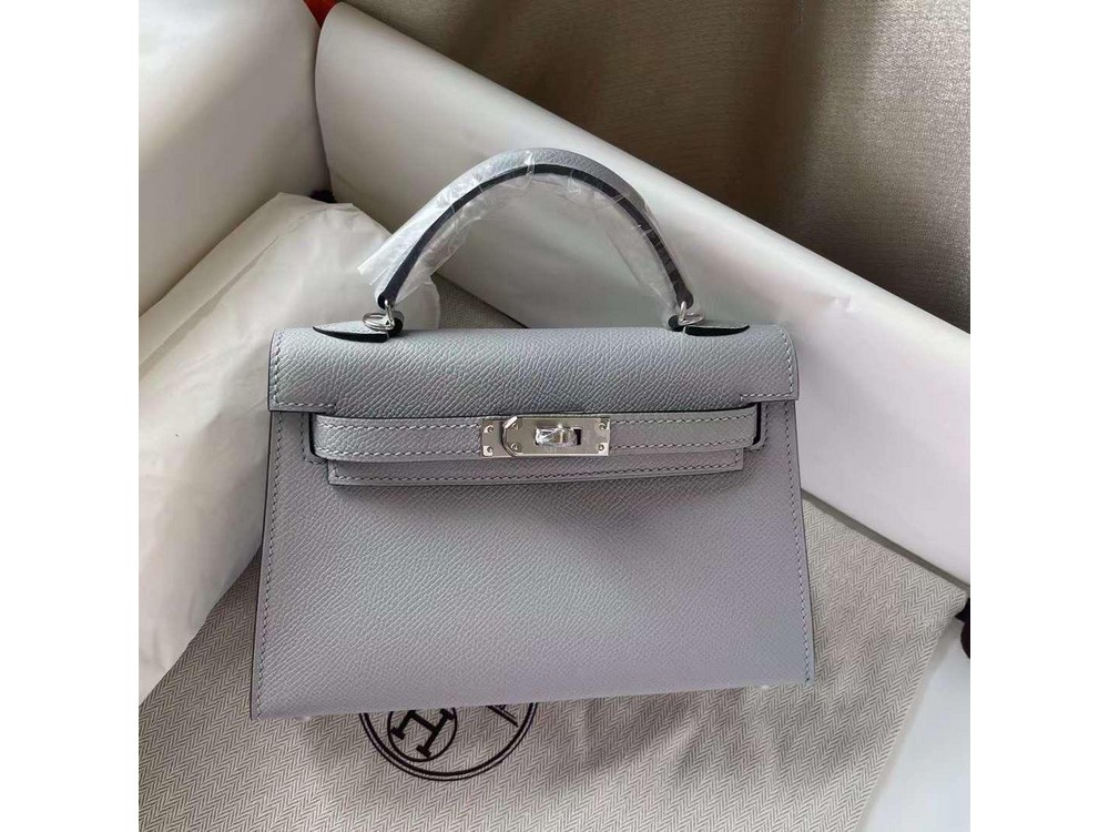 HERMES KELLY GREY SİLVER - Luxury Bags